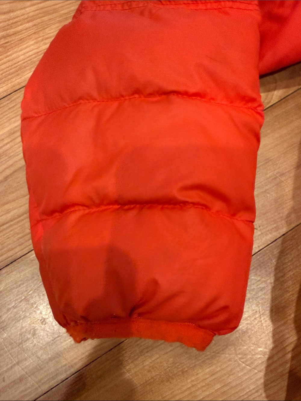 Stio Bright Orange Quilted Hooded Jacket - Picture 6 of 8